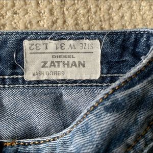 Diesel’s Zathan jeans.
